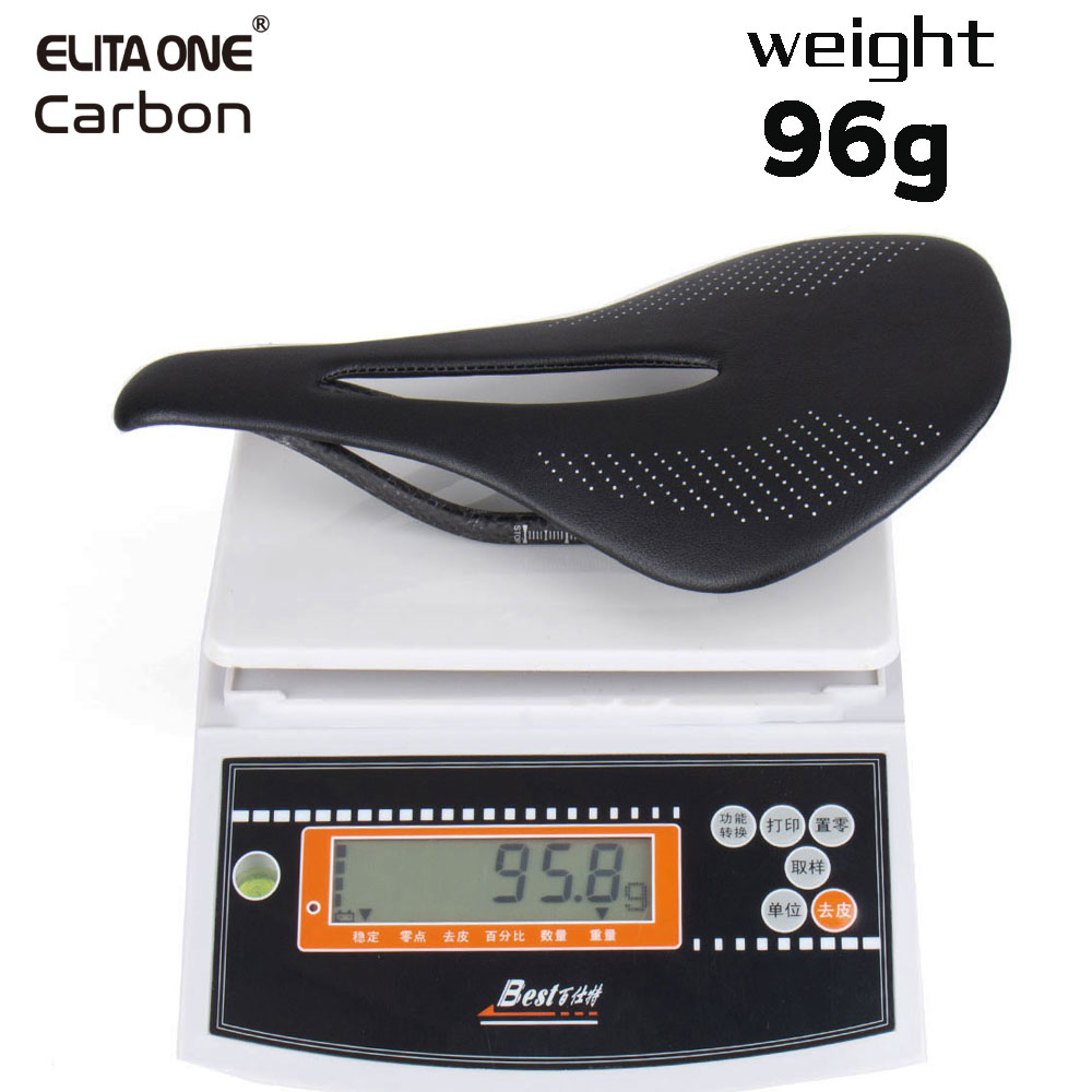 Carbon Fiber Saddle - ELITAONE Carbon Bicycle Saddle Light 96g