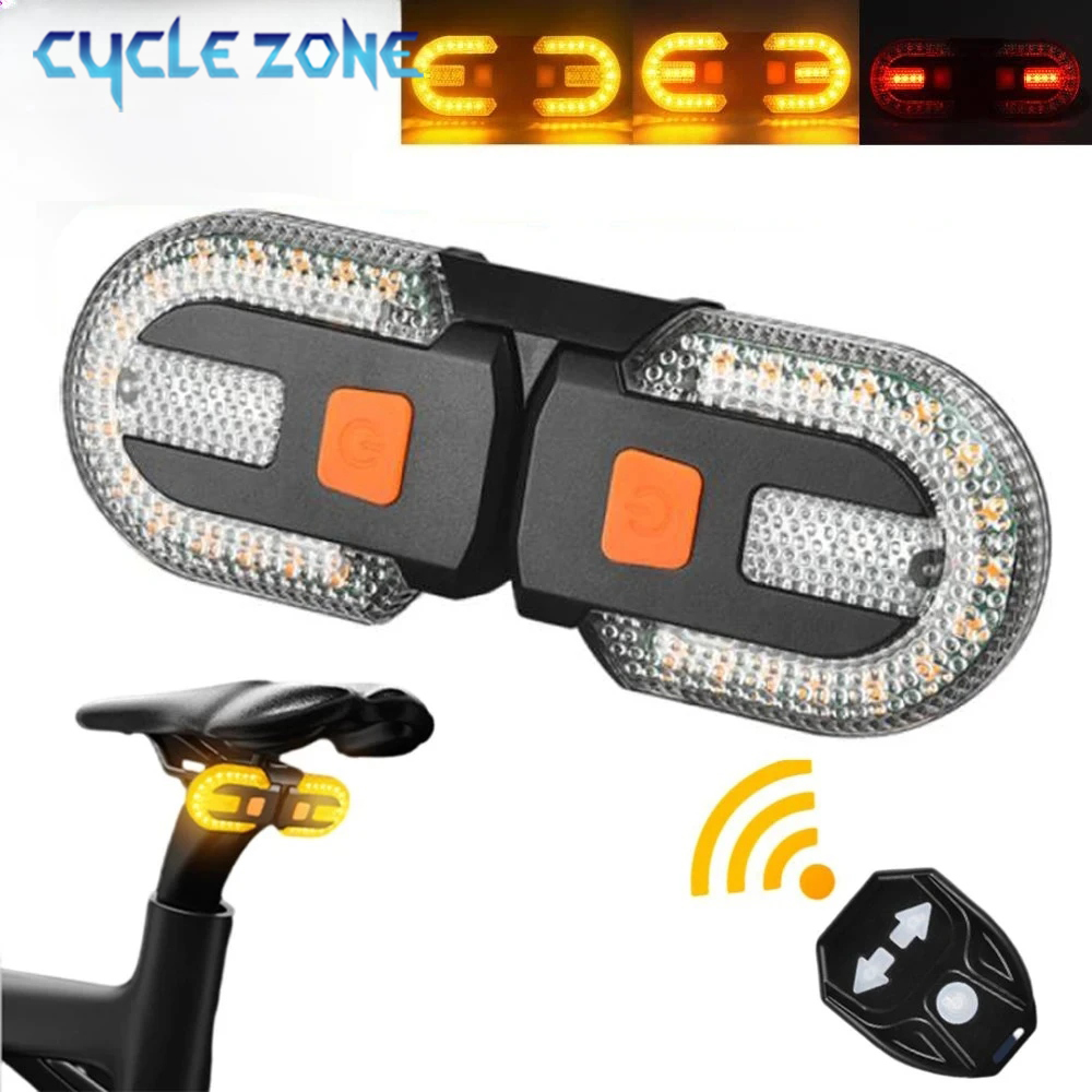 Bike Dynamo Light - Wireless Remote Bike Turn Signal Rear