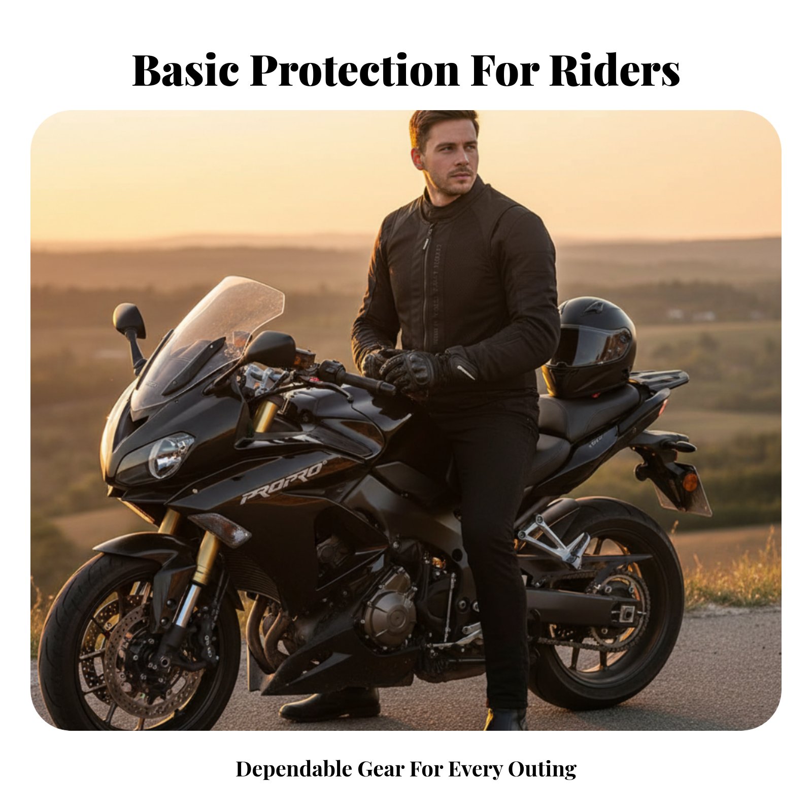 Cycling Protective Gear - Adult Protective Gear Vest, Skiing, Cycling,