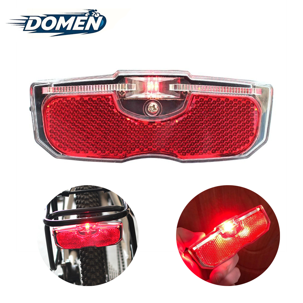 Bike Dynamo Light - DOMEN Bike Rear Reflector Taillight MTB