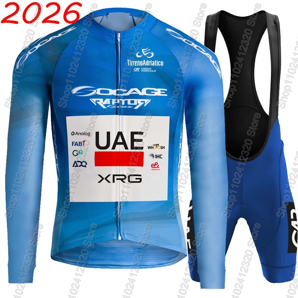 Cycling Bib Shorts - UAE Team 2026 Cycling Jersey Men