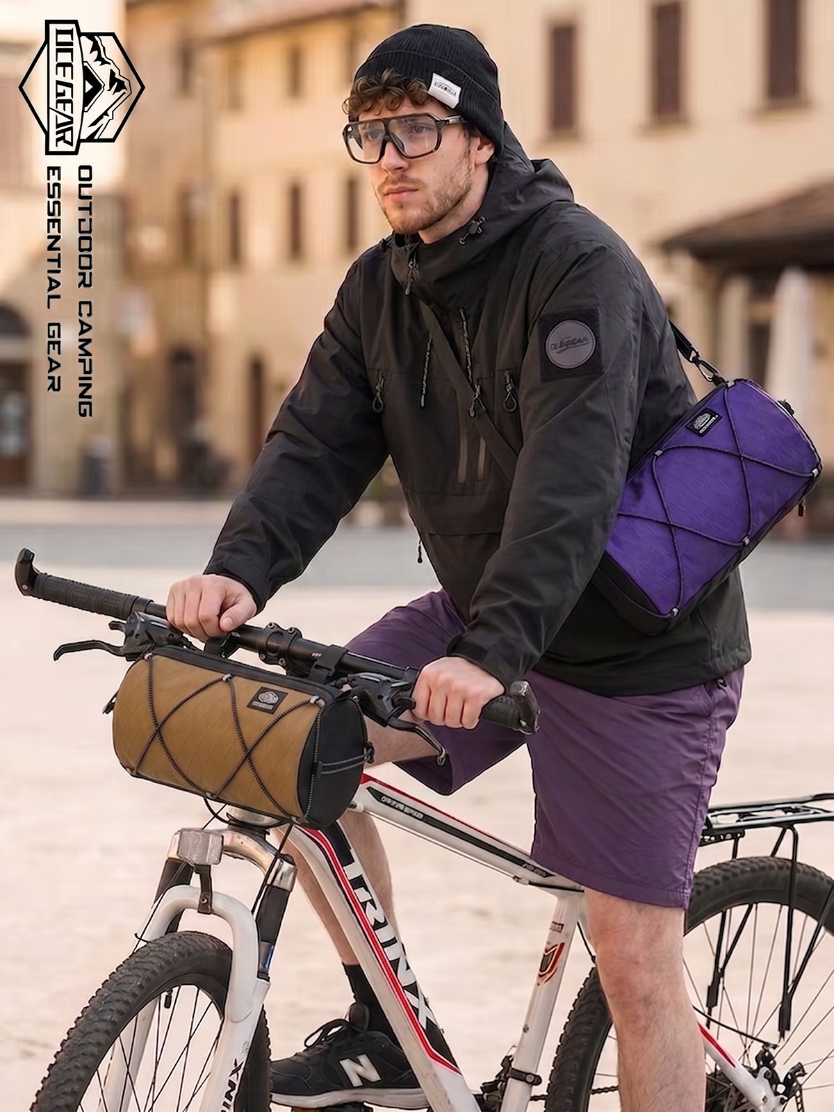 Cycling Gear Organizer Bag - Waterproof X Pac Bike Handlebar Bag
