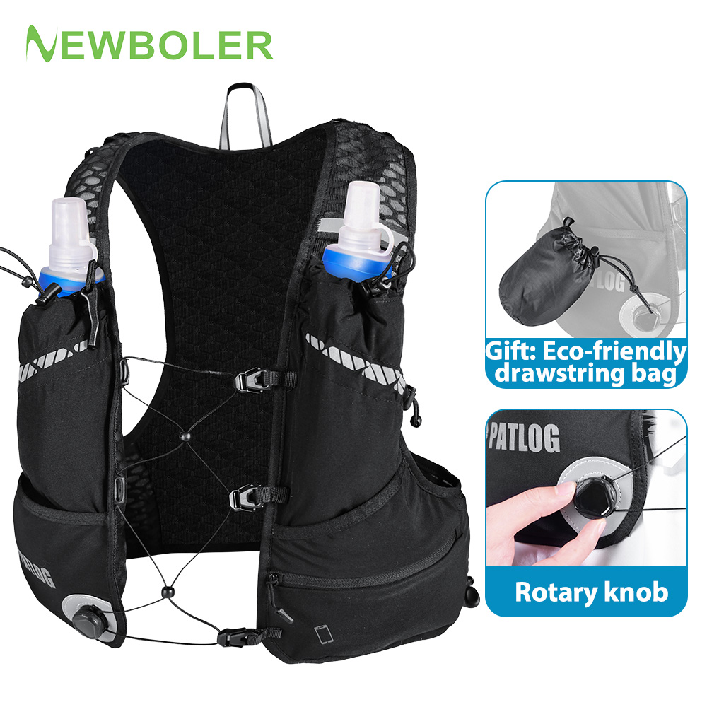 Cycling Gear Organizer Bag - 8L Breathable Hydration Vest Trail Running