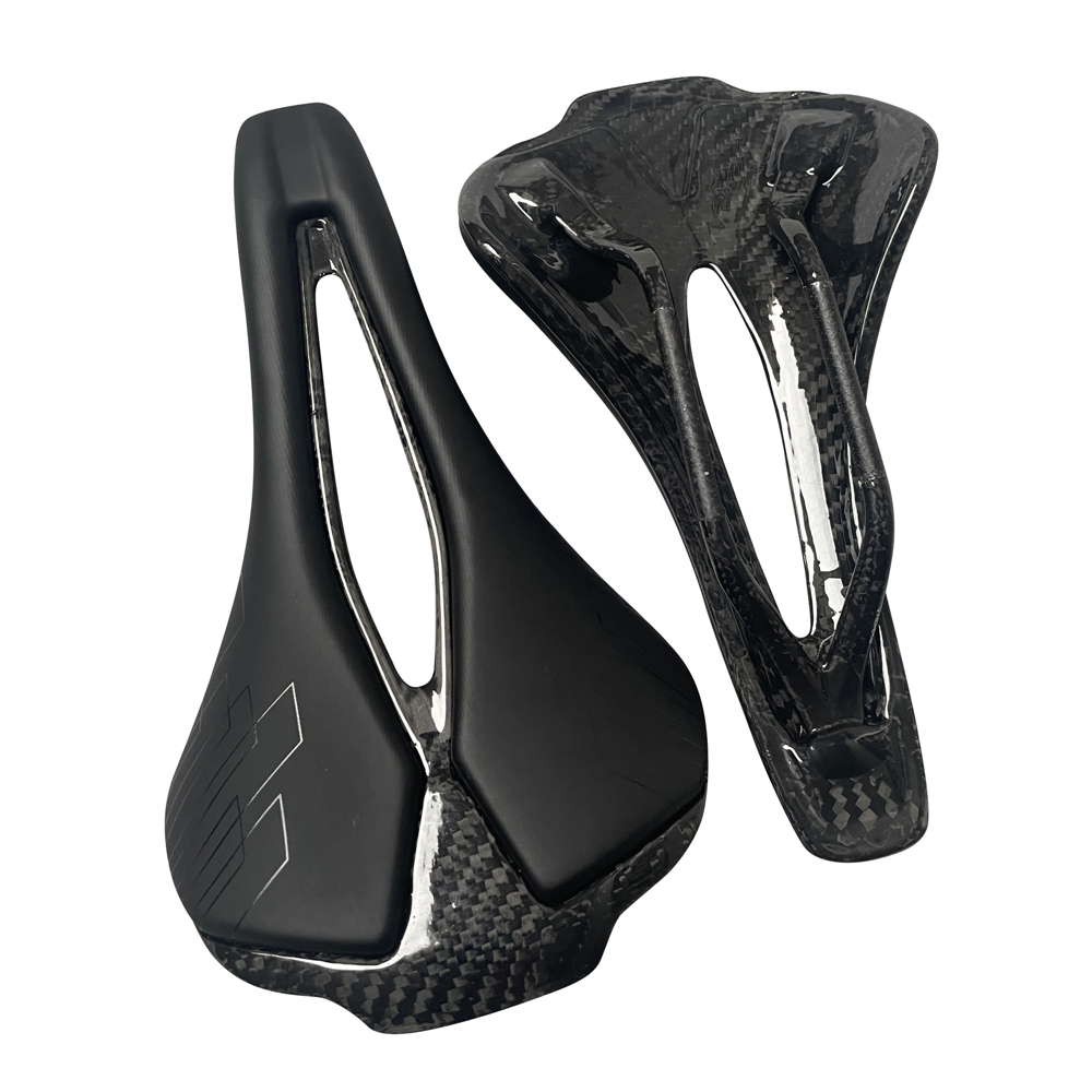 Carbon Fiber Saddle - Full Carbon Bike Saddle Ultralight Racing