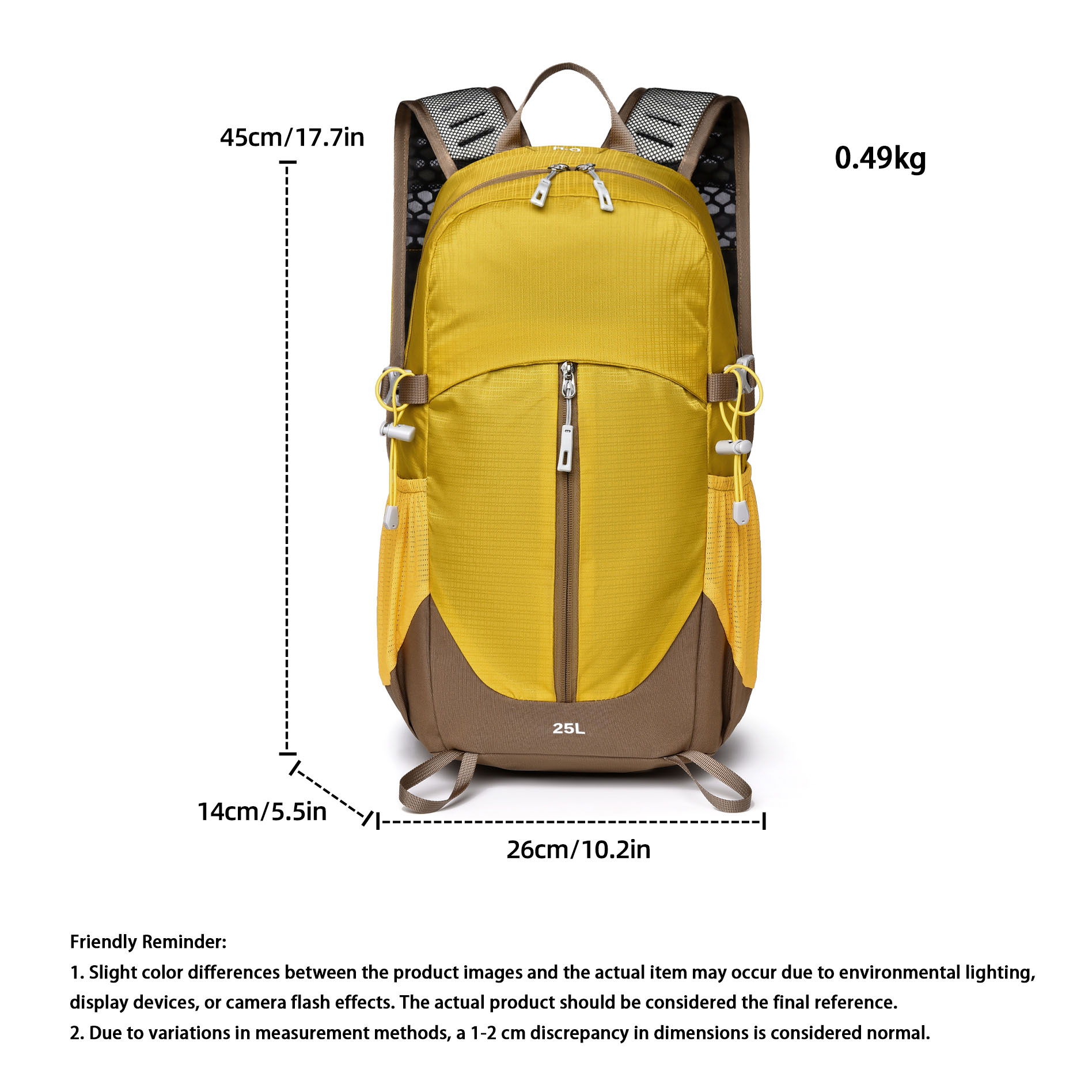 25l Large Capacity Hiking Back - Cycling Backpack recension och pris