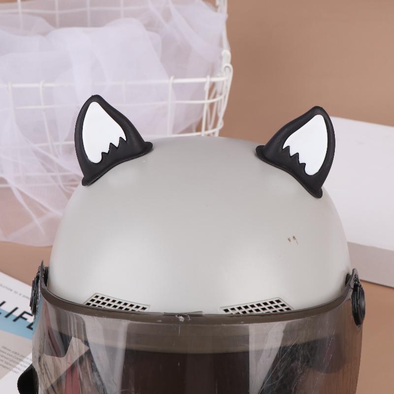 Motorcycle Helmet Cat Ear Deco - Bicycle Helmet recension och pris