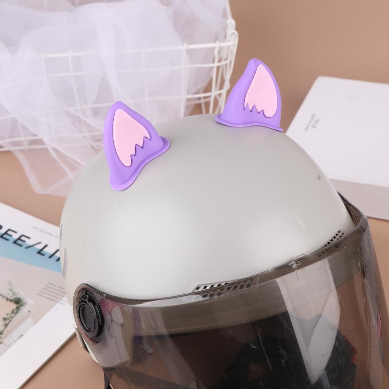 Motorcycle Helmet Cat Ear Deco - Bicycle Helmet recension och pris