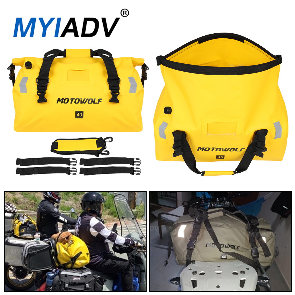Universal Motorcycle Tail Bags - Cycling Backpack recension och pris