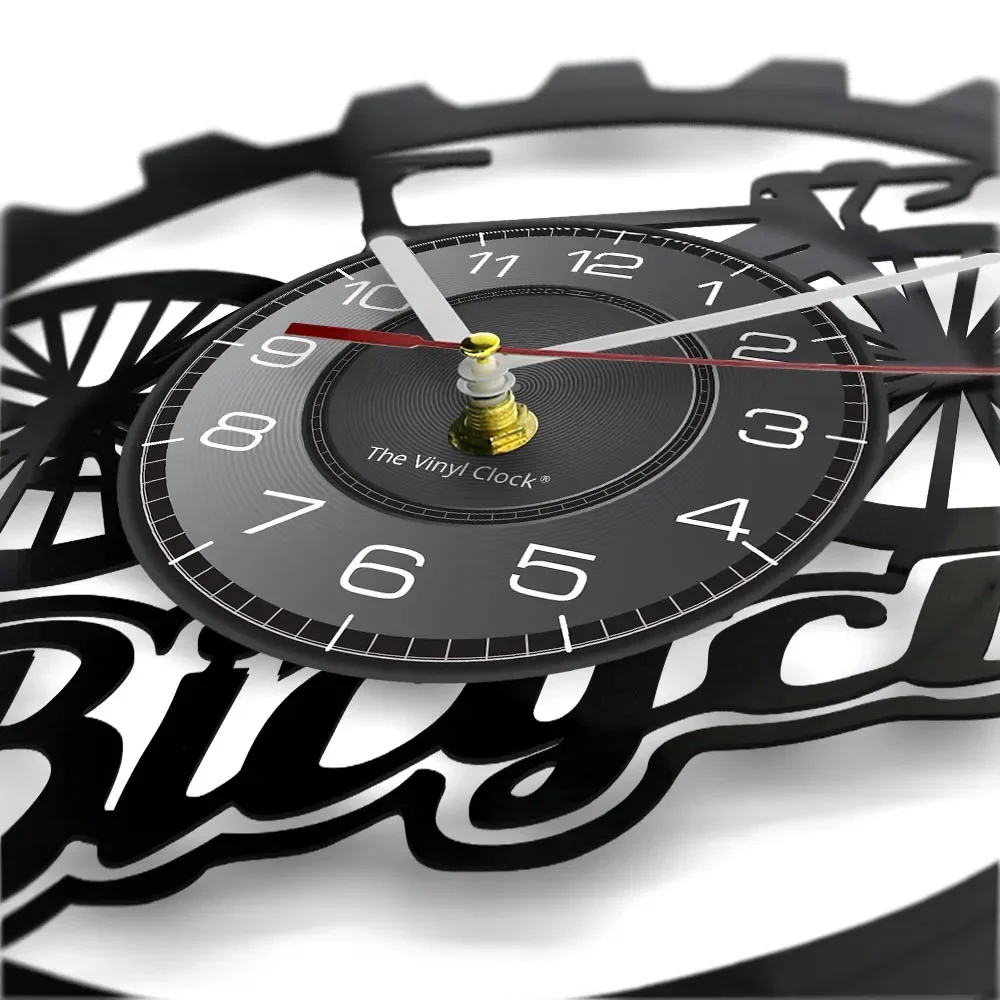 Bicycle Gear Art Black Vinyl R - Cycling Gear Shop recension och pris