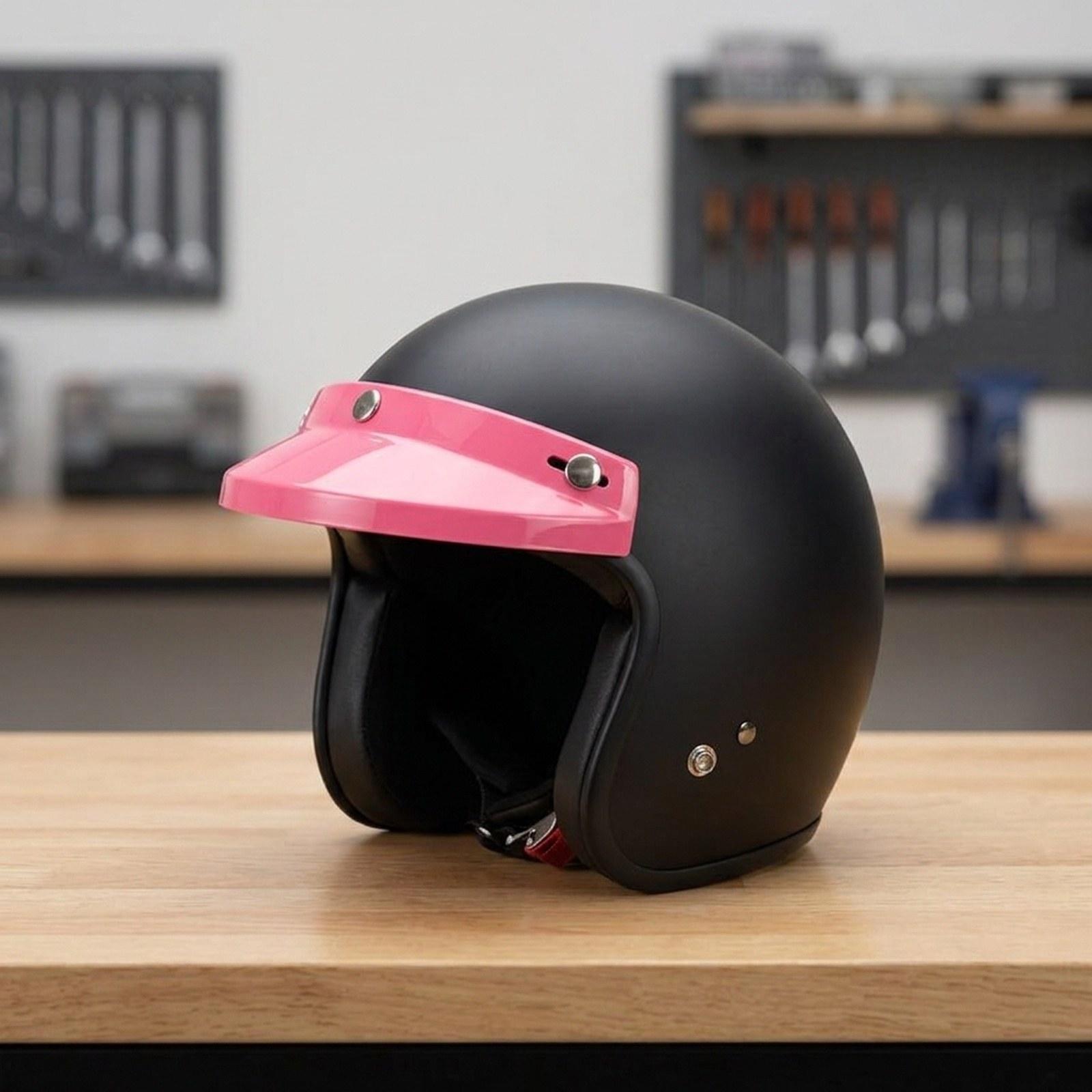 Retro Motorcycle Helmet Visor  - Bicycle Helmet recension och pris
