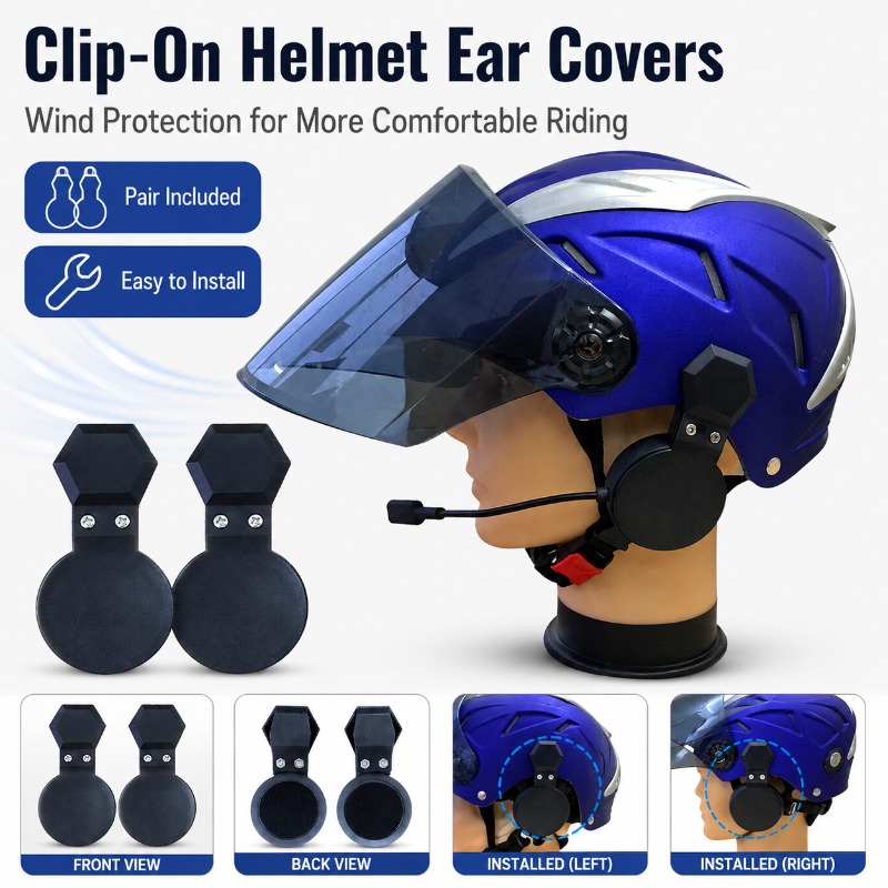 Clip-On Helmet Ear Covers for  - Bicycle Helmet recension och pris