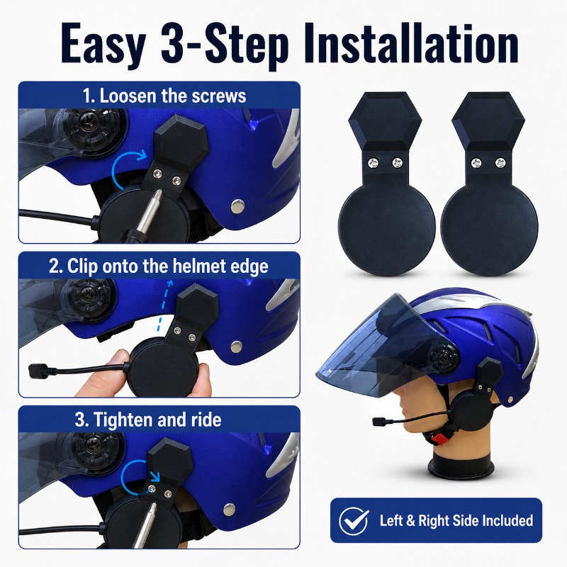 Clip-On Helmet Ear Covers for  - Bicycle Helmet recension och pris