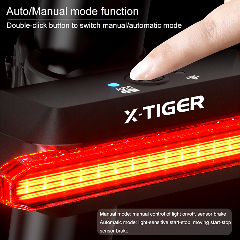 X-TIGER Bike Rear Light Smart  - Bike Dynamo Light recension och pris