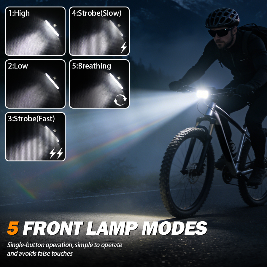 Cycling Bicycle Front Rear Lig - Bike Dynamo Light recension och pris
