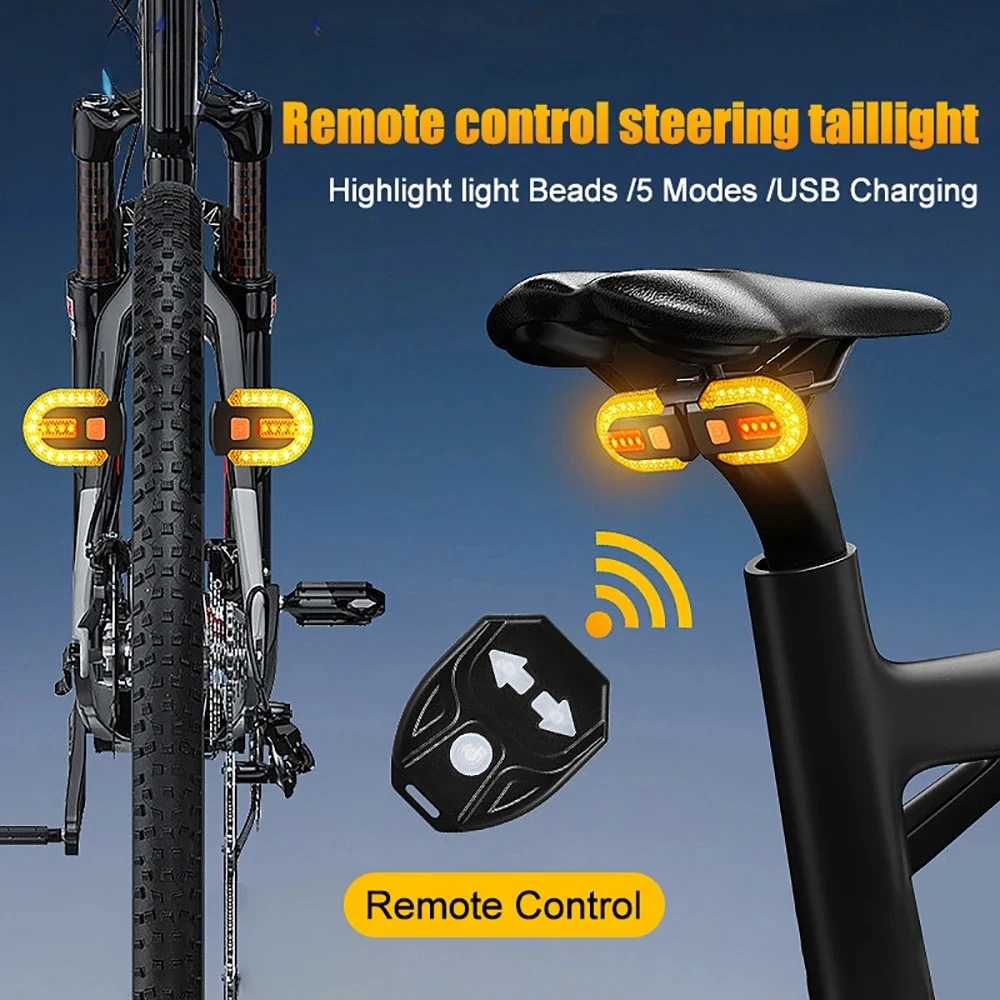 Wireless Remote Bike Turn Sign - Bike Dynamo Light recension och pris