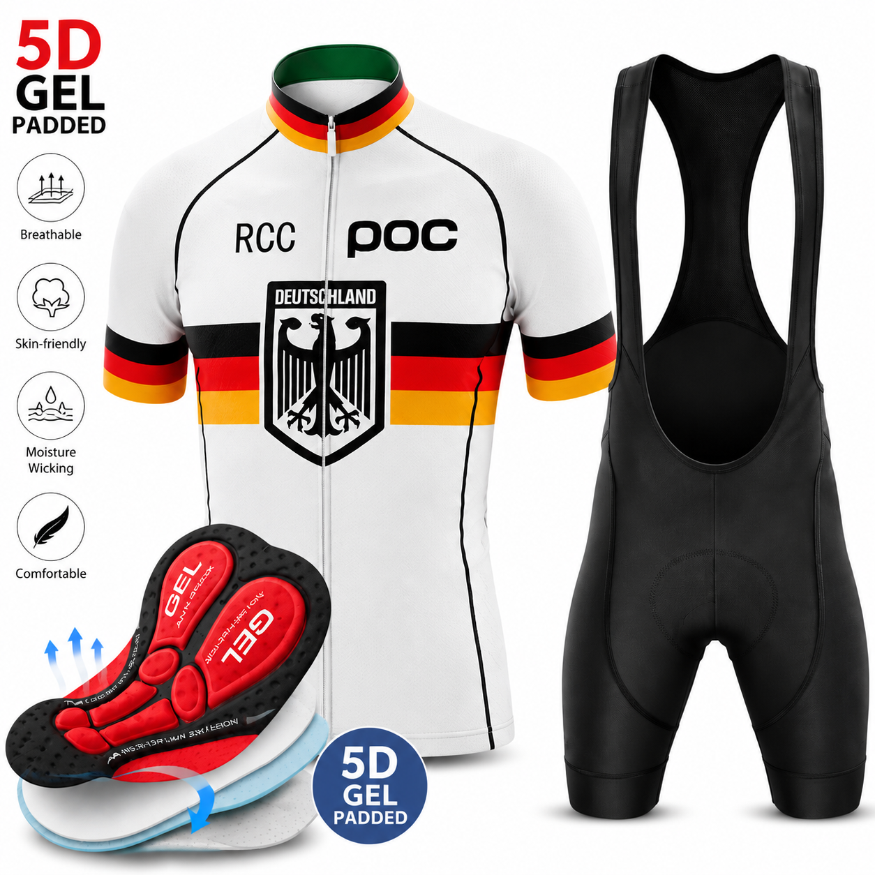 RCC POC 2026 Short Sleeve Men  - Cycling Bib Shorts recension och pris
