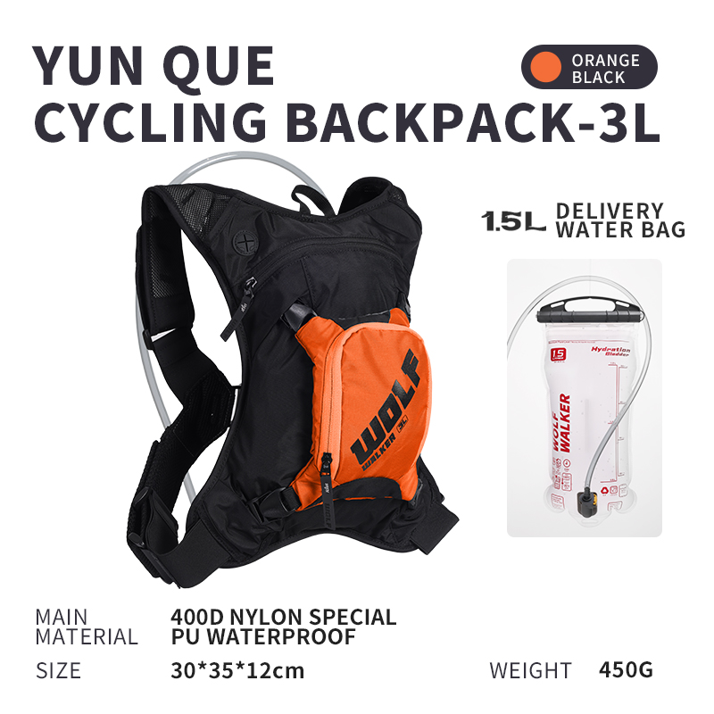 WOLFWALKE skylark Off road run - Cycling Backpack recension och pris