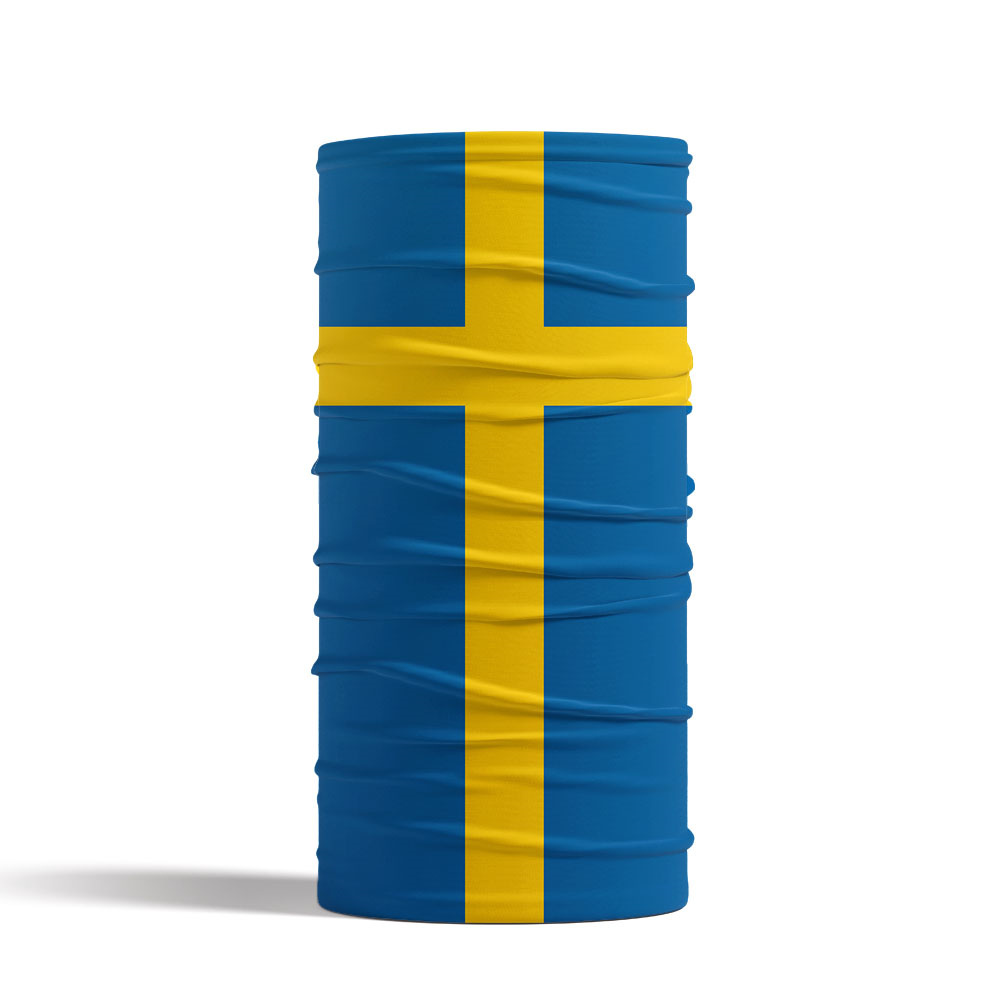 Sweden Flag Printed Bandana He - Cycling Headwear recension och pris