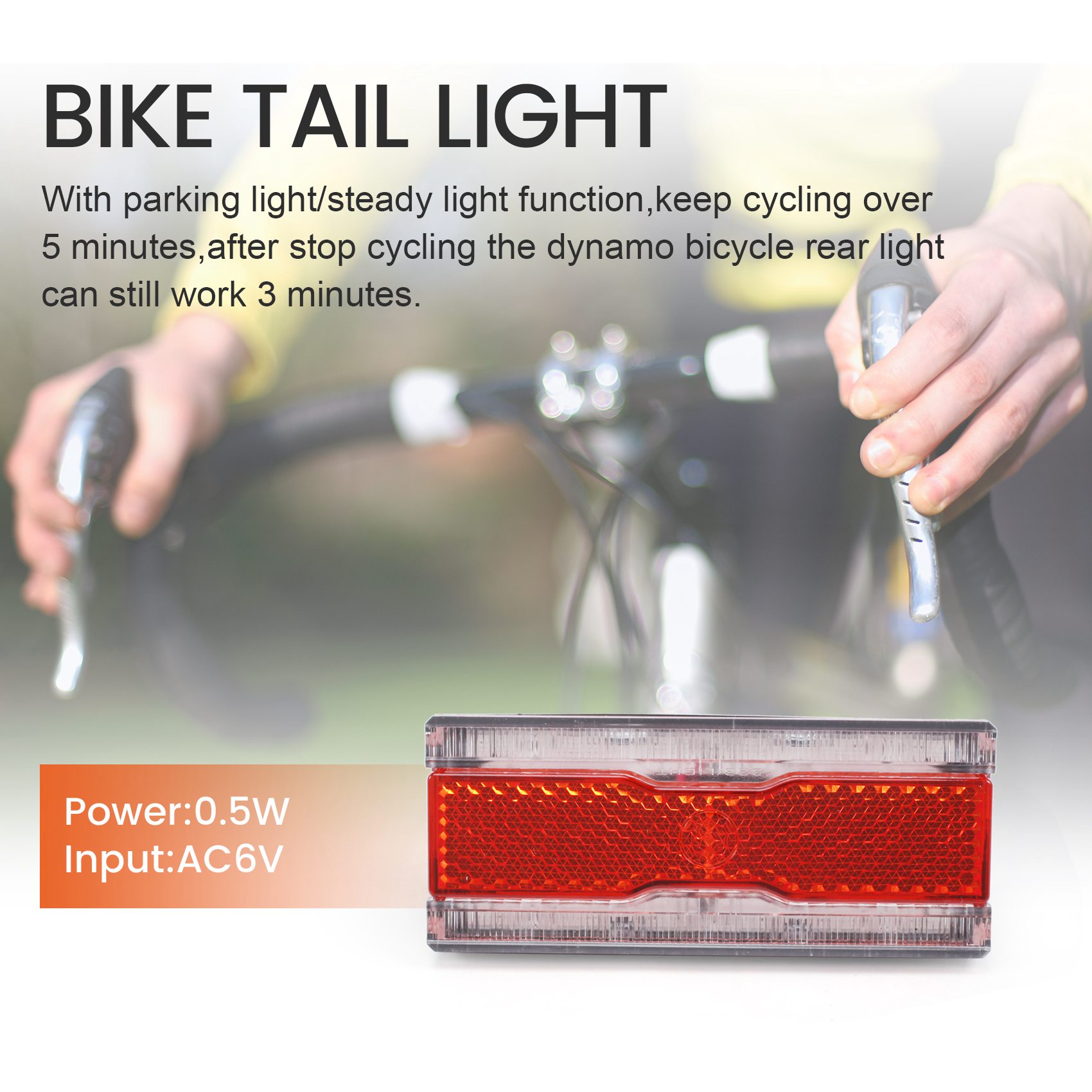 DLXY Bike Dynamo Rear Light wi - Bike Dynamo Light recension och pris
