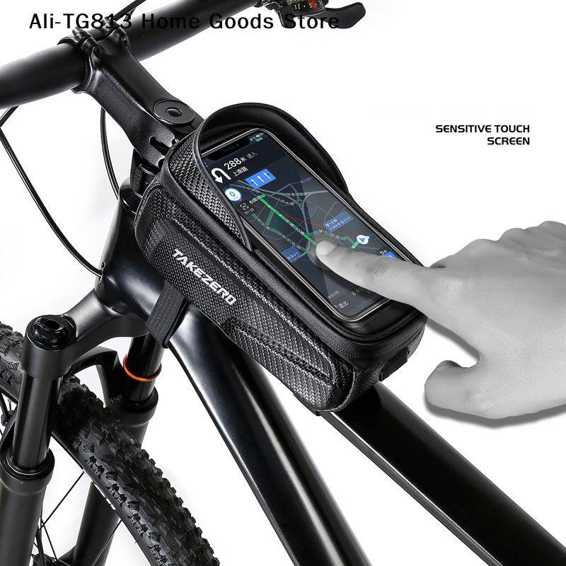 [TG813]Bicycle Bag Front Tube  - Cycling Gear Organizer Bag recension och pris