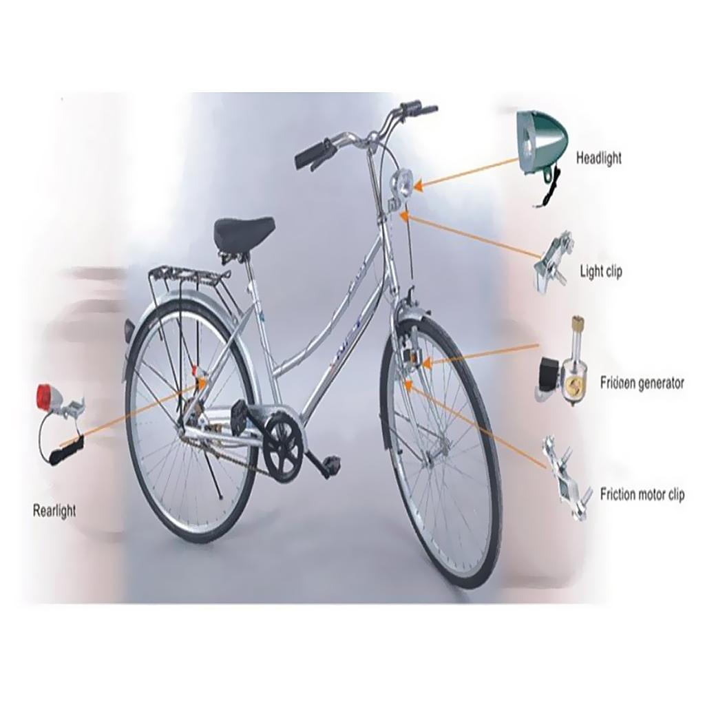Motorized Bike Friction Genera - Bike Dynamo Light recension och pris