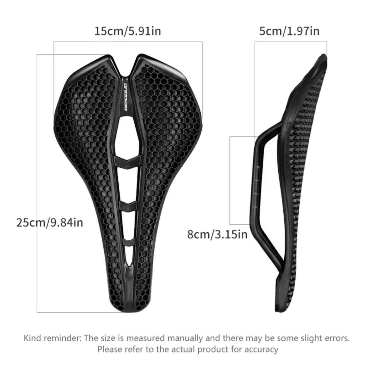Bicycle 3D Saddle Honeycomb Sh - Carbon Fiber Saddle recension och pris