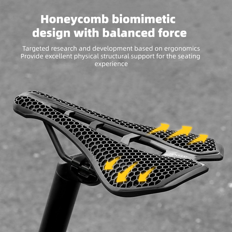 Bicycle 3D Saddle Honeycomb Sh - Carbon Fiber Saddle recension och pris