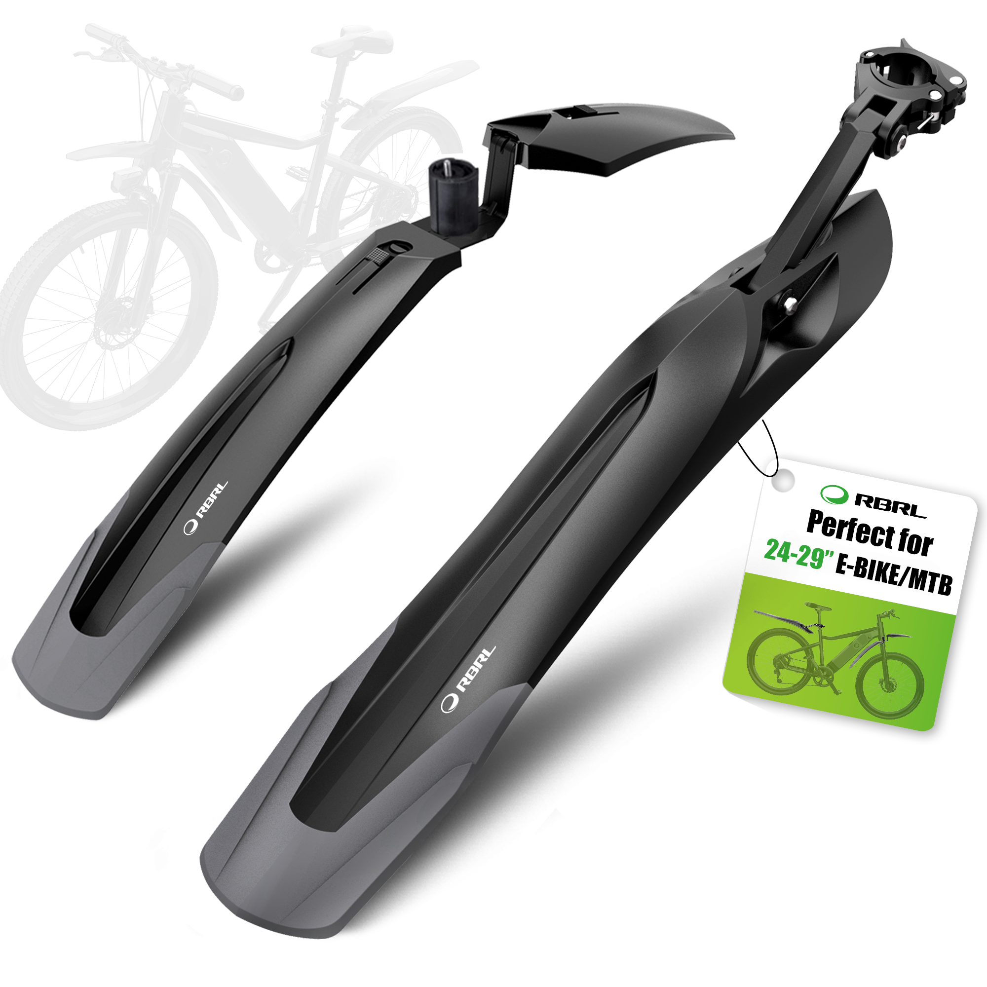 RBRL MTB Bicycle Mudguard Quic - Bike Fender Set recension och pris