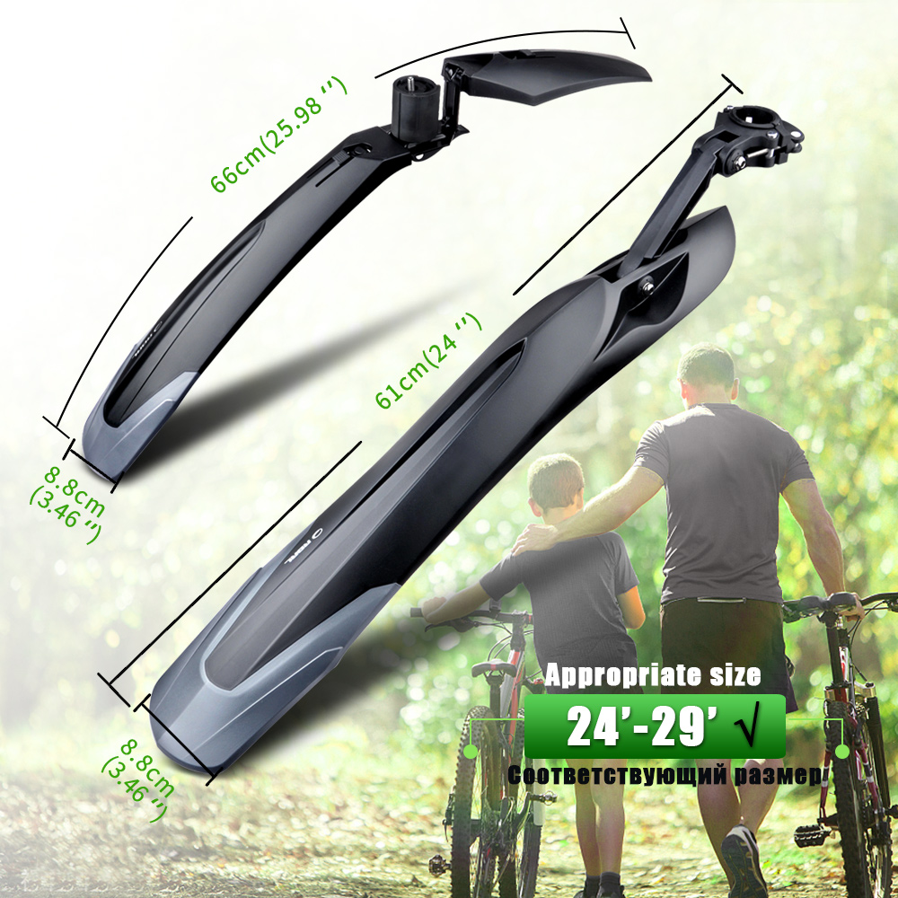 RBRL MTB Bicycle Mudguard Quic - Bike Fender Set recension och pris