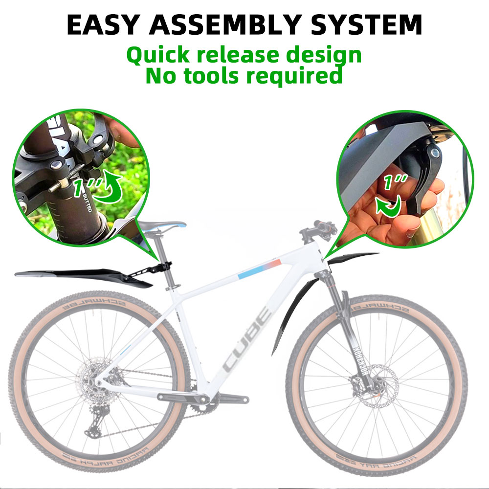RBRL MTB Bicycle Mudguard Quic - Bike Fender Set recension och pris