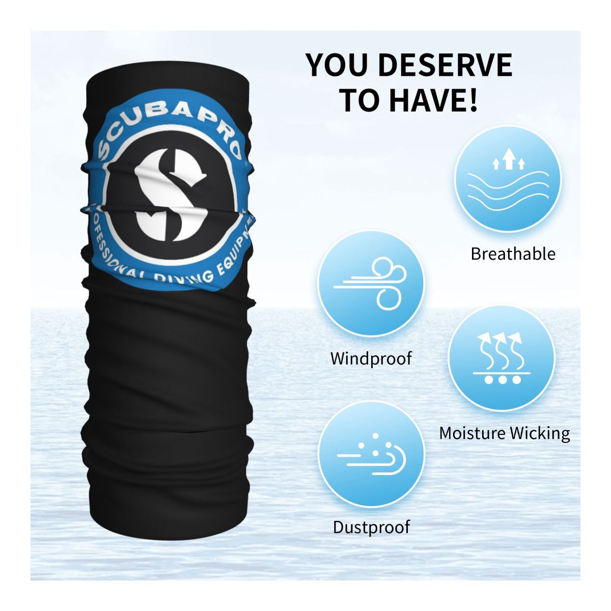 Scubapros Diving Logo  Bandana - Cycling Headwear recension och pris