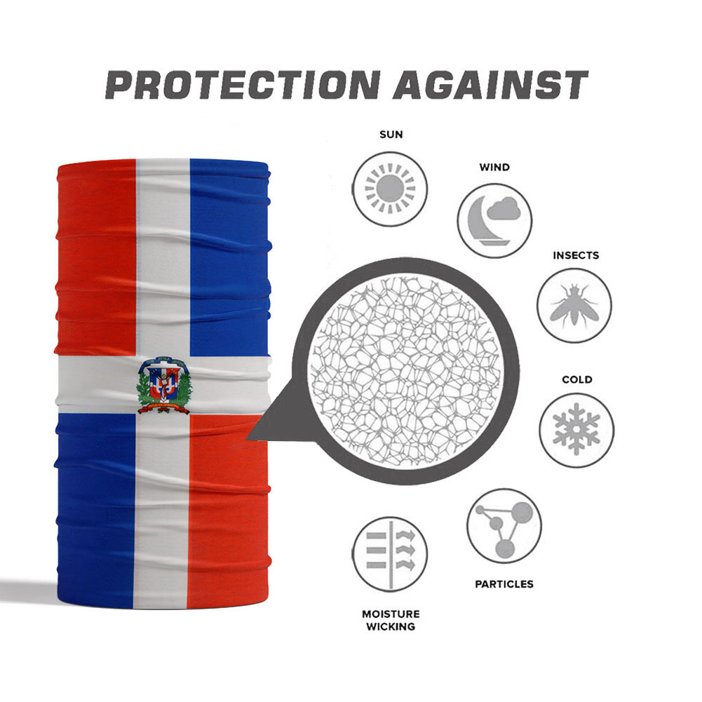 Dominica National Flag Bandana - Cycling Headwear recension och pris