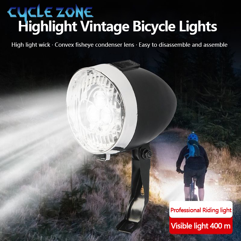 Retro Bike Headlight Type-C Re - Bike Dynamo Light recension och pris