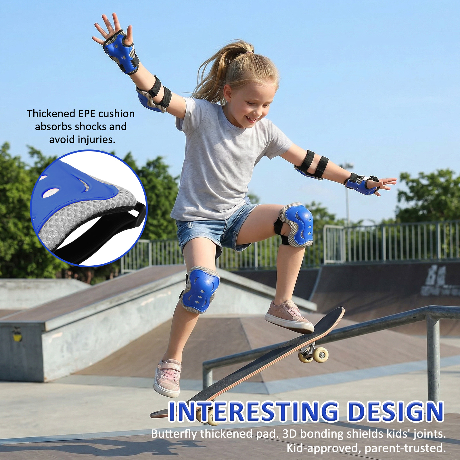 6 in 1 Knee Pads and Elbow Pad - Cycling Protective Gear recension och pris