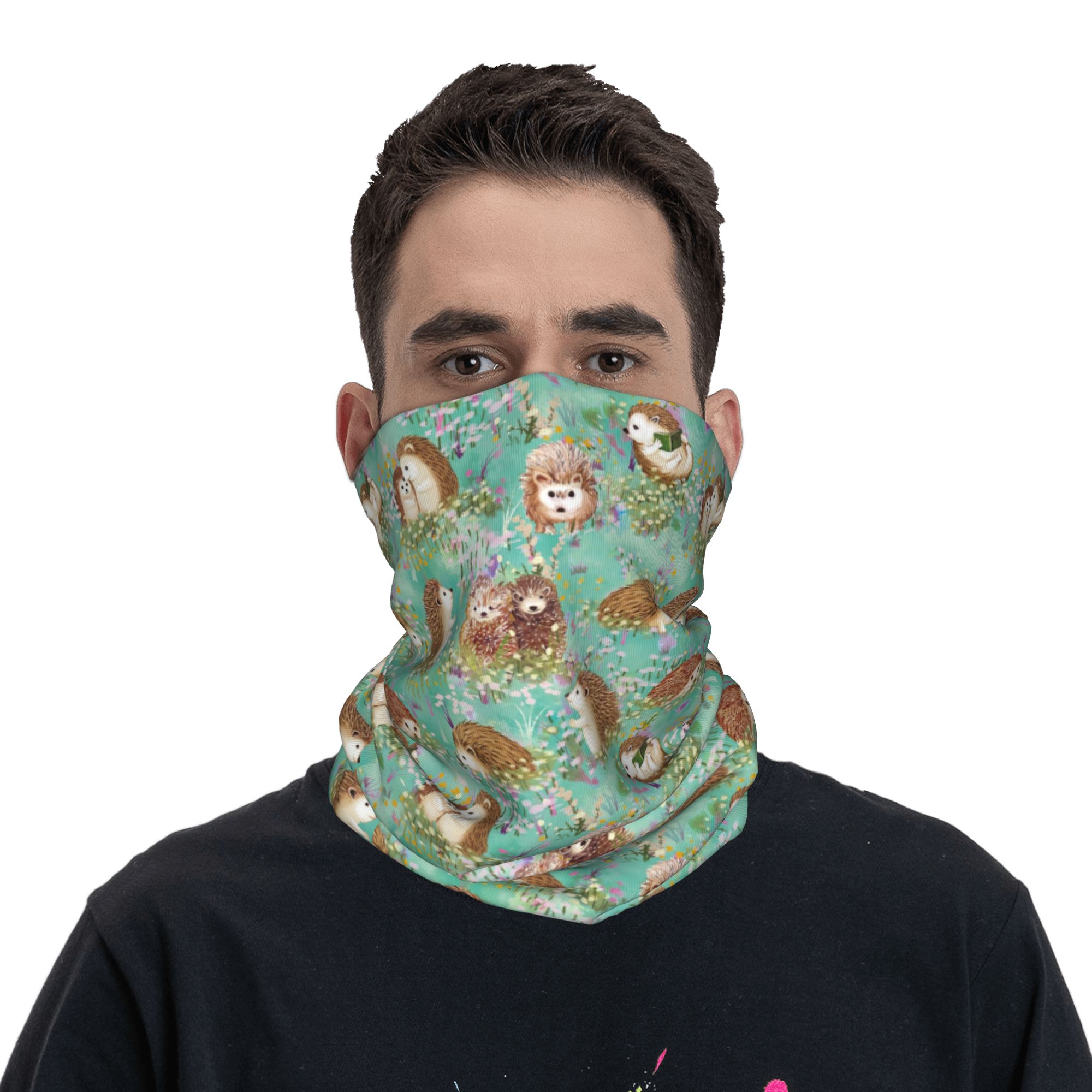 Autumn Hedgehog Spring Floral  - Cycling Headwear recension och pris
