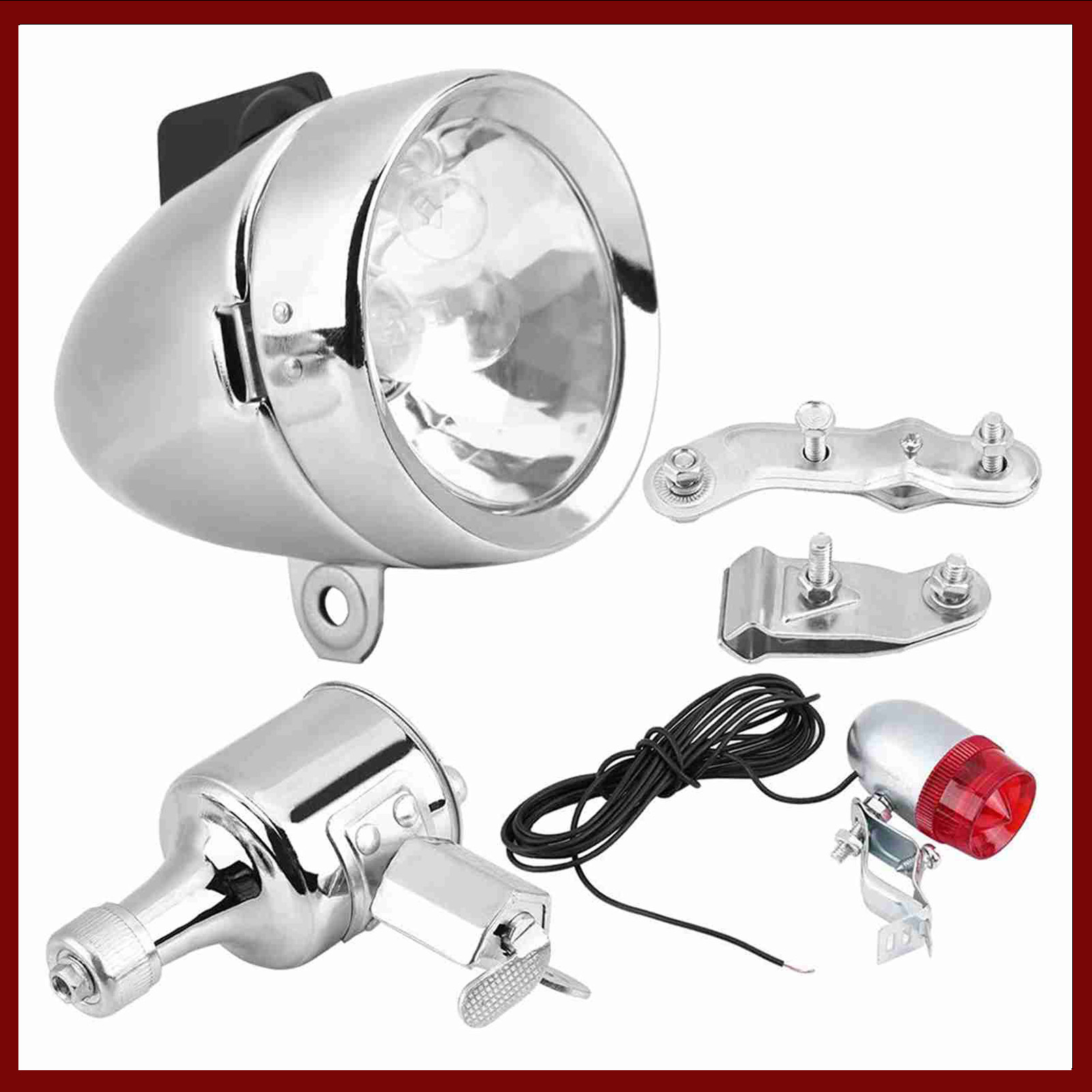 12V 6W Friction Generator Dyna - Bike Dynamo Light recension och pris