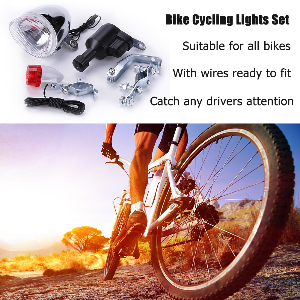 Bike Cycling Dynamo Lights Set - Bike Dynamo Light recension och pris