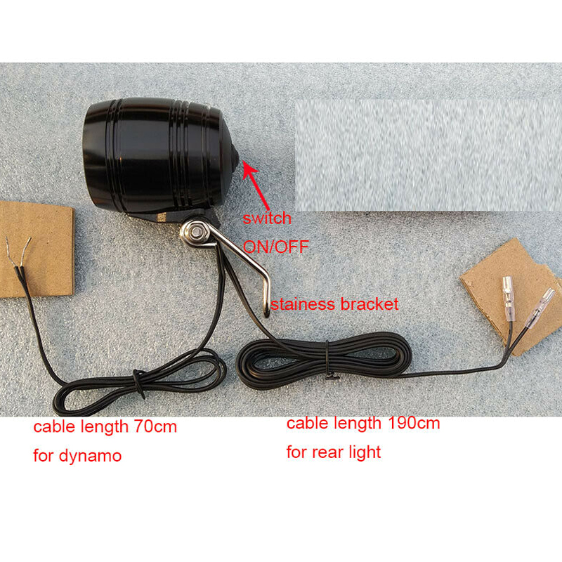 Bike Front Head Light Lamp for - Bike Dynamo Light recension och pris