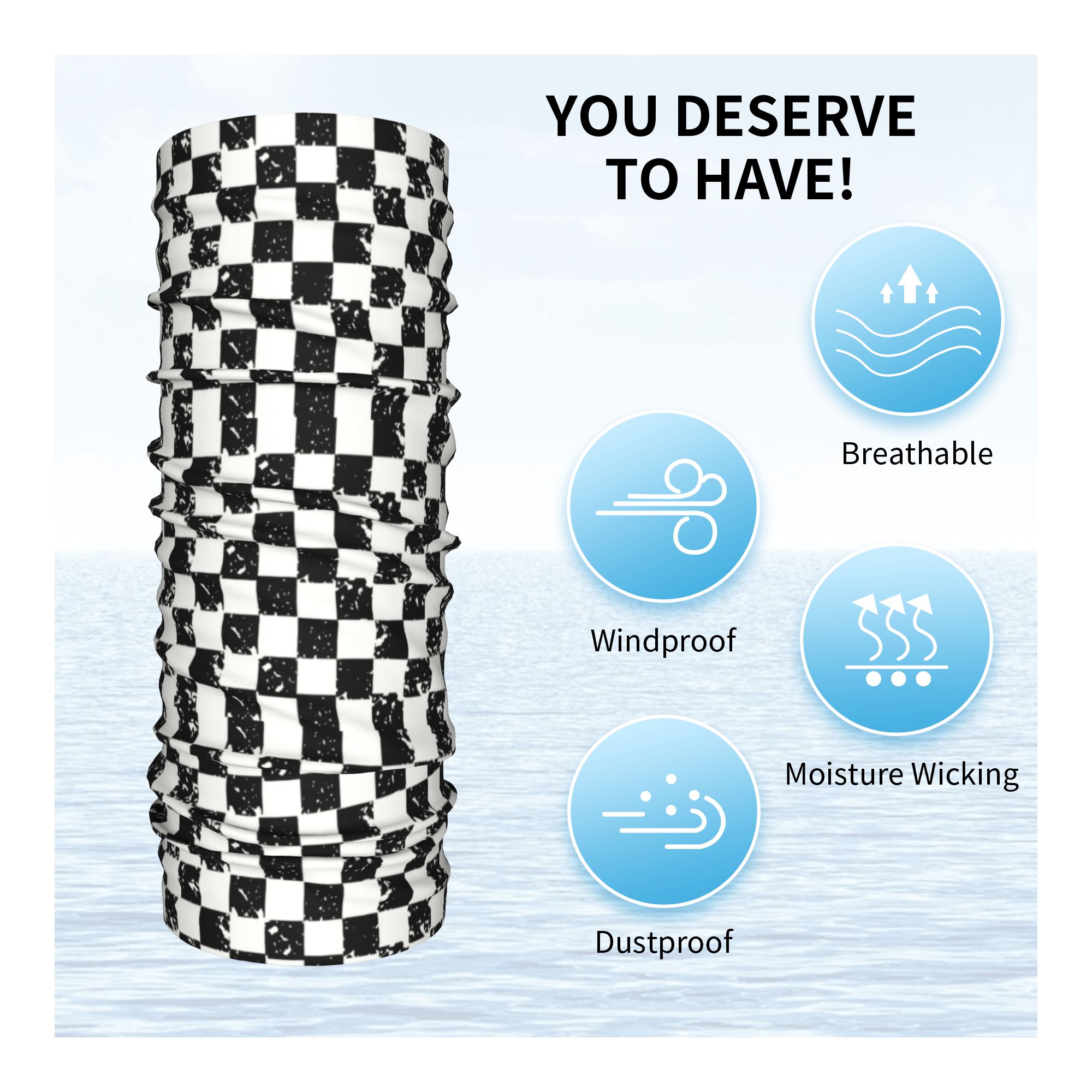 Custom Retro Checkered Flag Wi - Cycling Headwear recension och pris