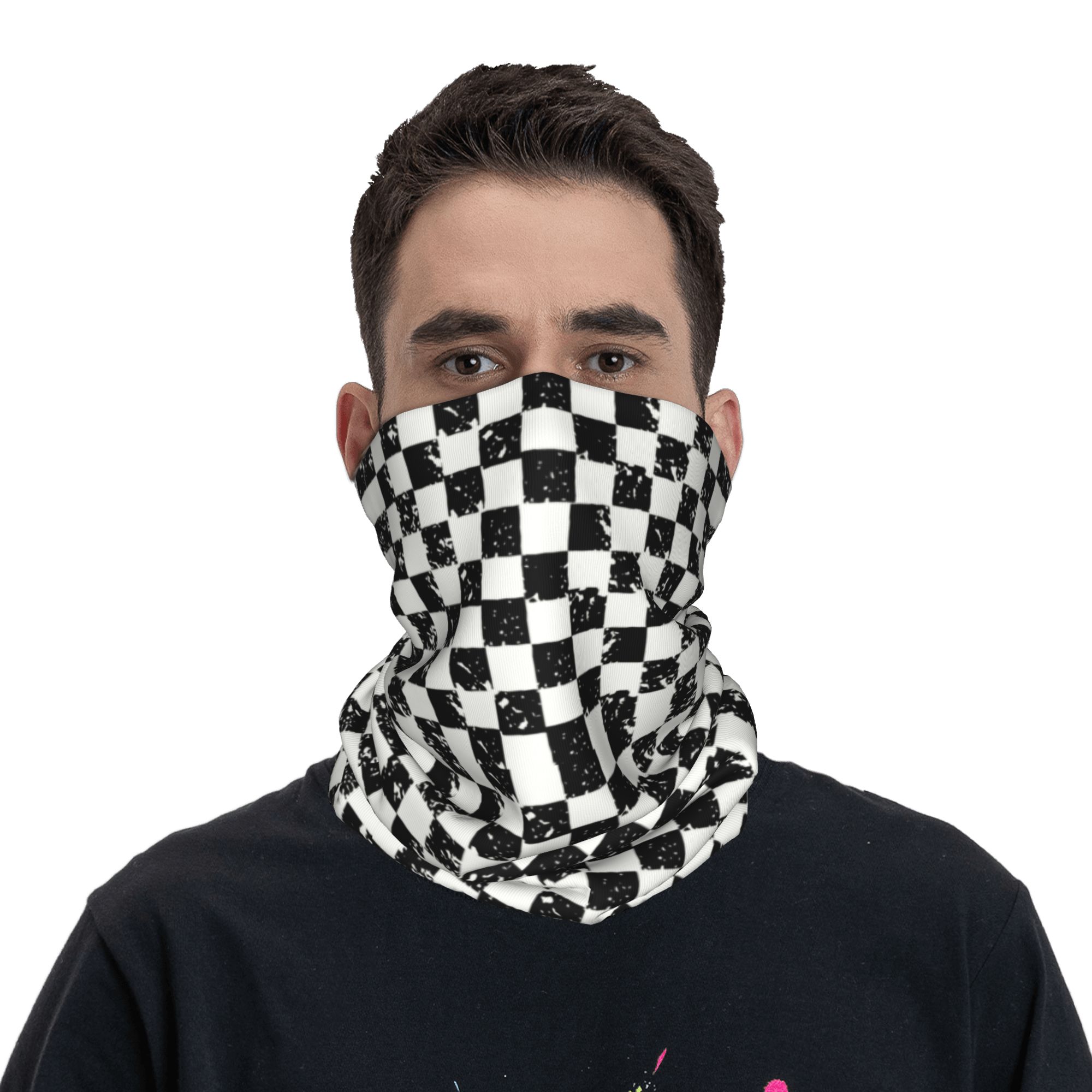 Custom Retro Checkered Flag Wi - Cycling Headwear recension och pris