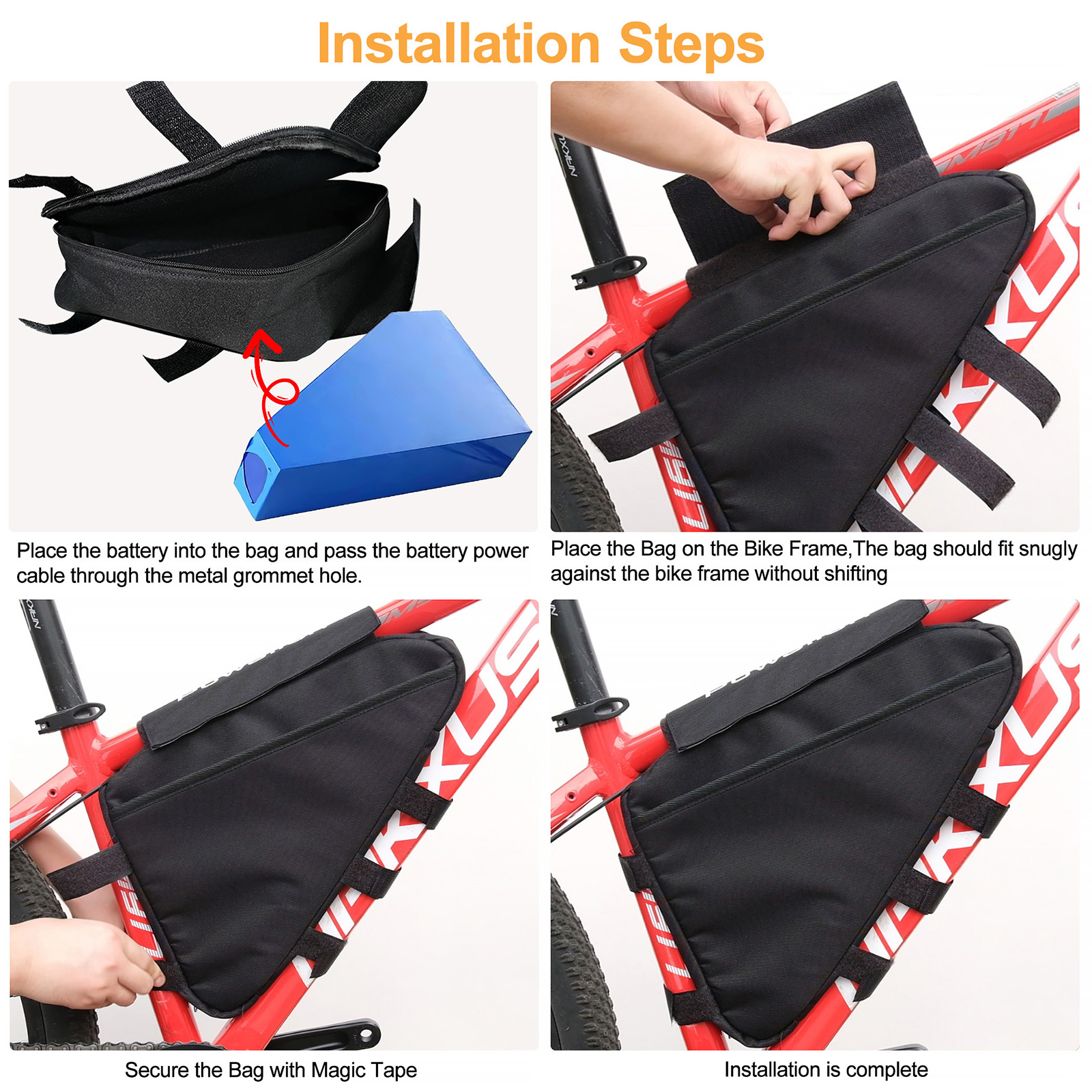 E-Bike Triangle Battery Bag Wa - Cycling Gear Organizer Bag recension och pris