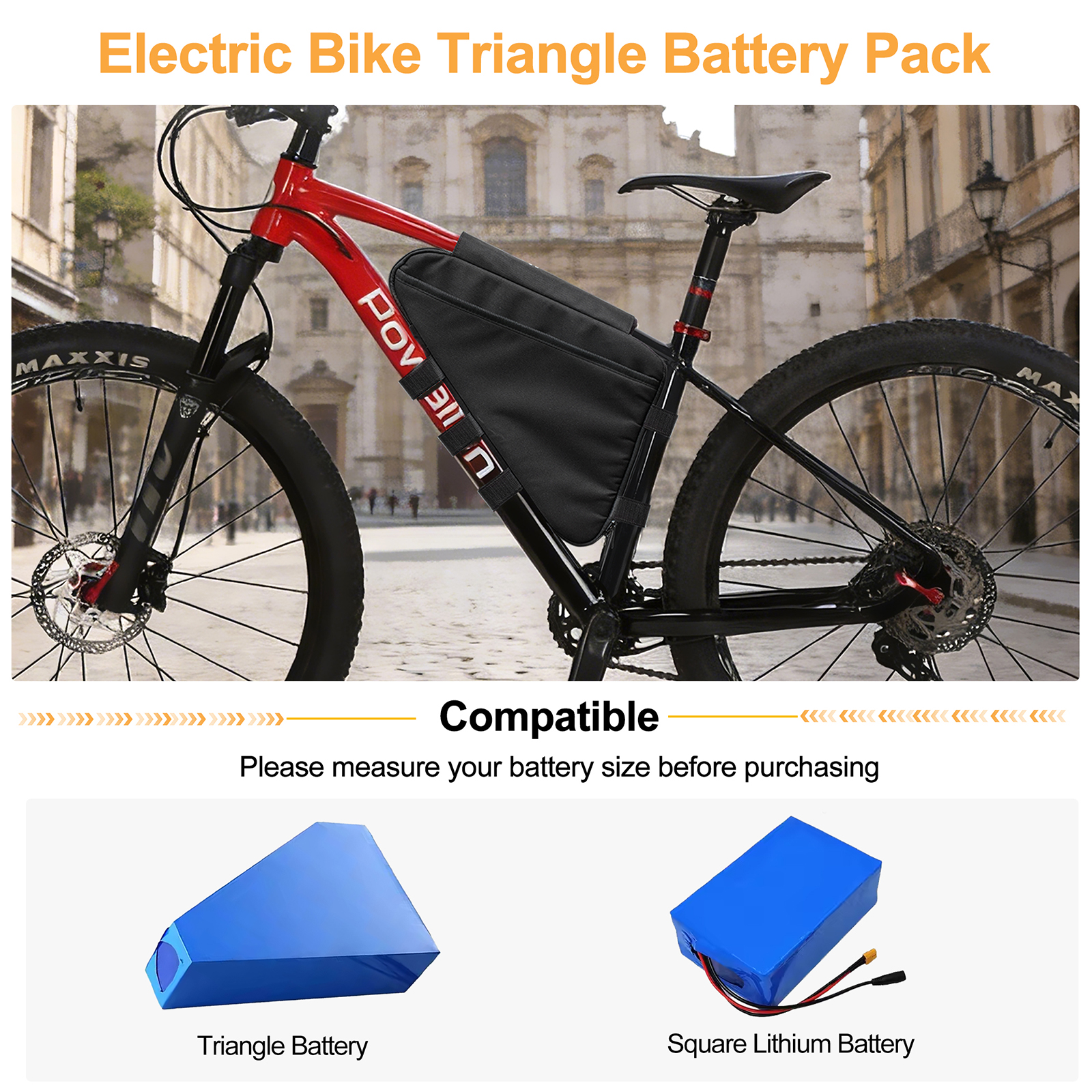 E-Bike Triangle Battery Bag Wa - Cycling Gear Organizer Bag recension och pris