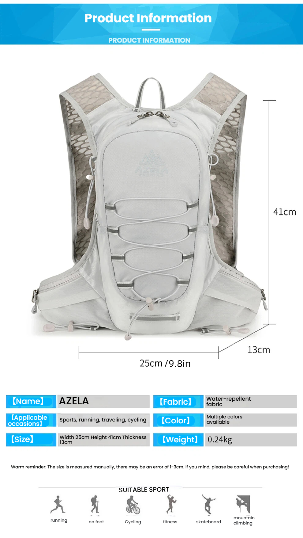 Outdoor Cycling Backpack Porta - Cycling Gear Organizer Bag recension och pris