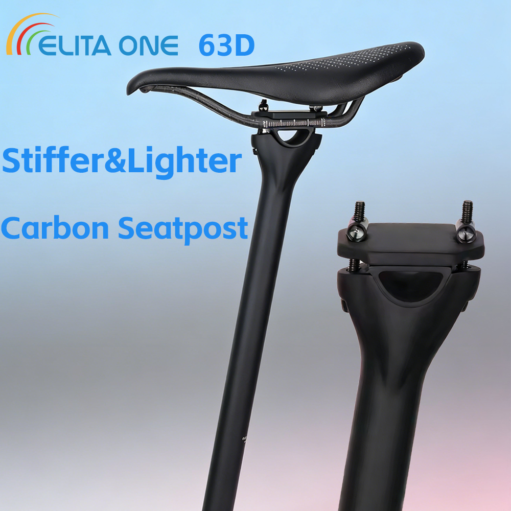 MTB Carbon Fiber Seat Post 27. - Carbon Fiber Saddle recension och pris