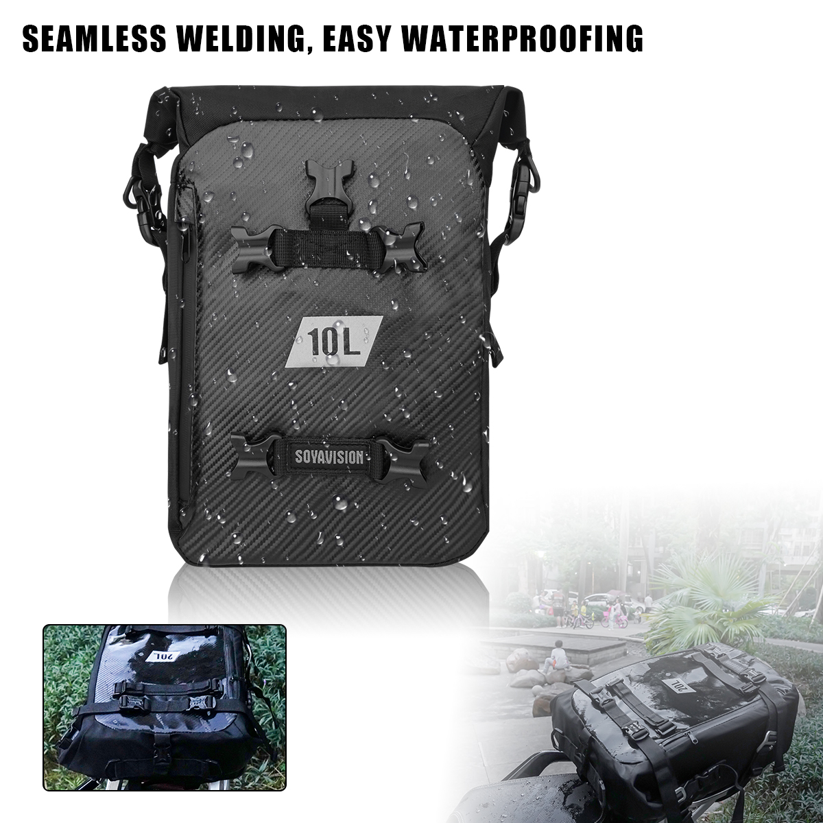 Waterproof Crash Bars Bag Moto - Cycling Backpack recension och pris