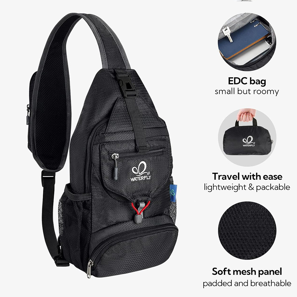 WATERFLY Chest Bag Shoulder Sm - Cycling Backpack recension och pris
