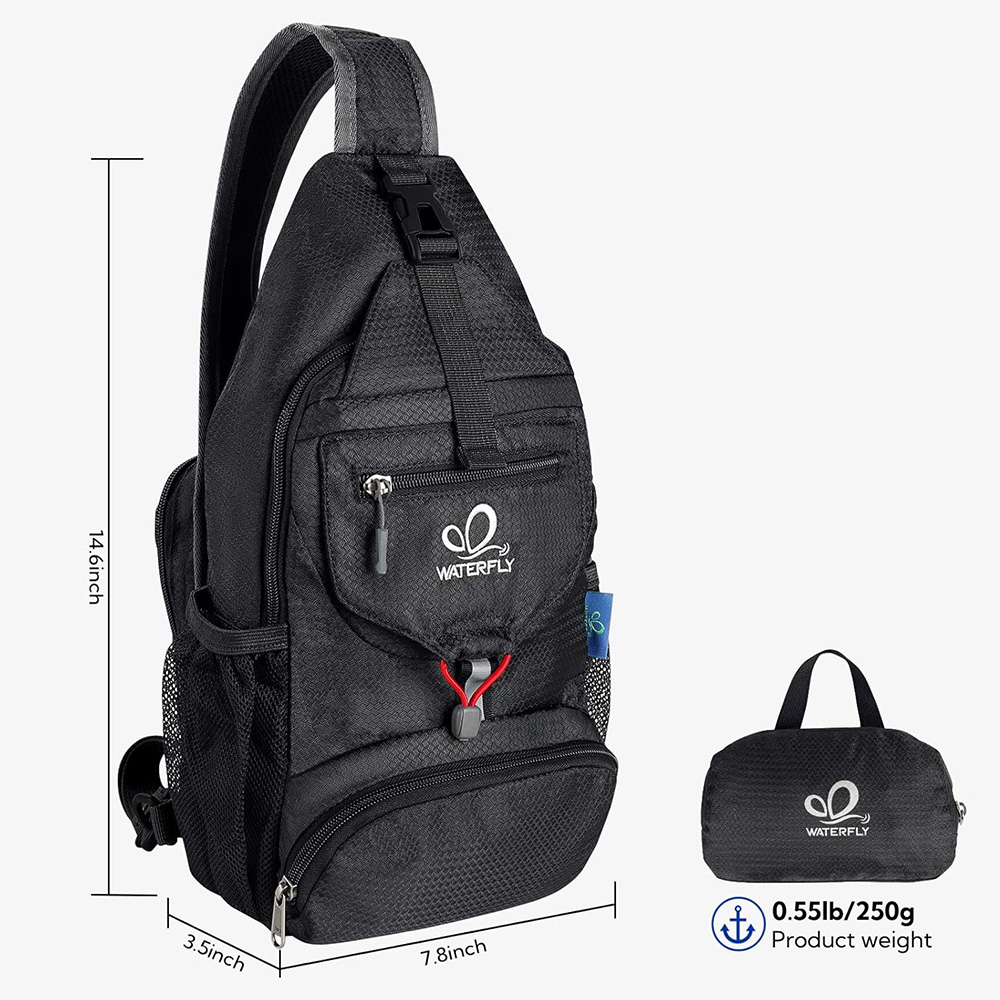 WATERFLY Chest Bag Shoulder Sm - Cycling Backpack recension och pris