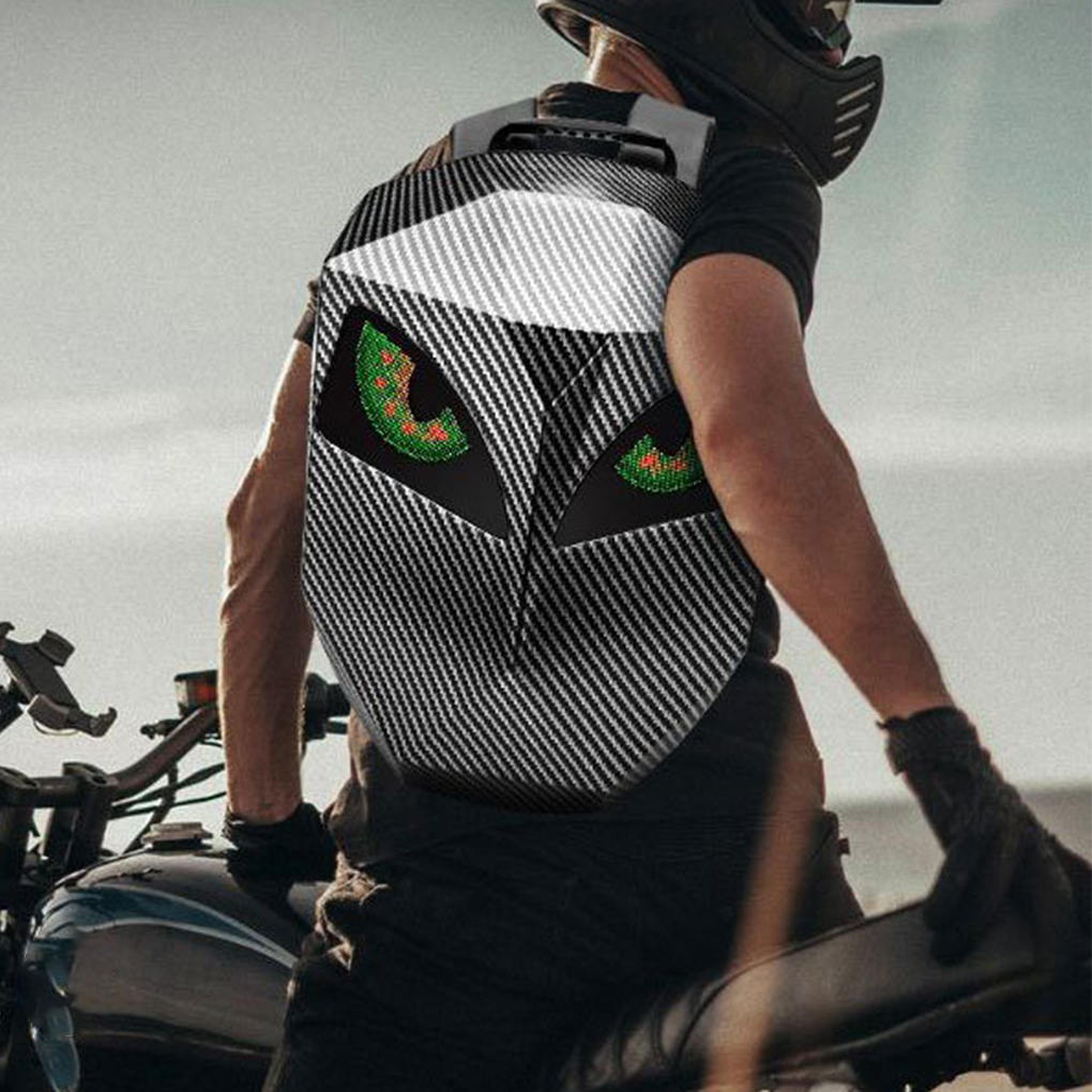 LED Backpack For Man PVC Hard  - Cycling Backpack recension och pris