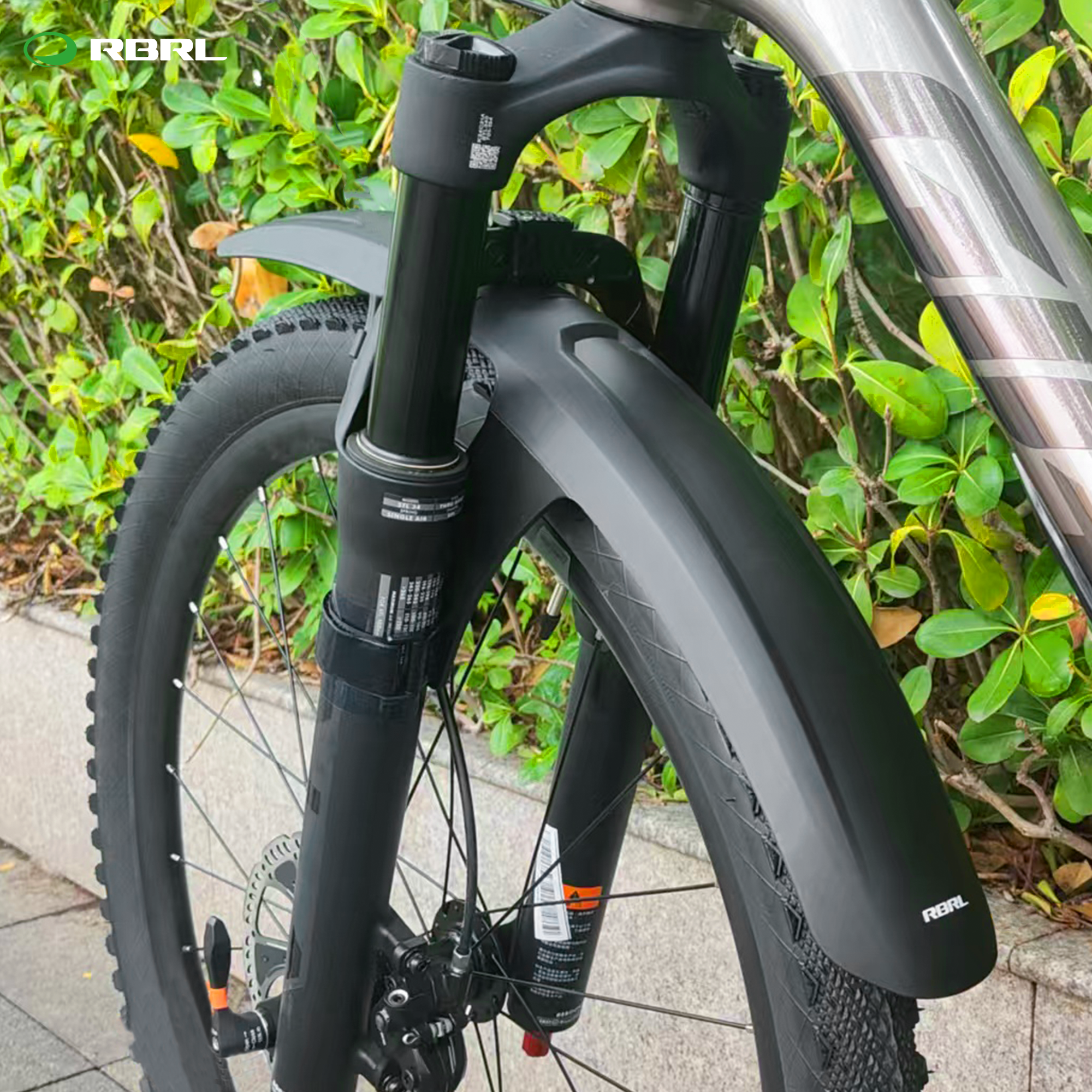 RBRL MTB Front Mudguard Velcro - Bike Fender Set recension och pris