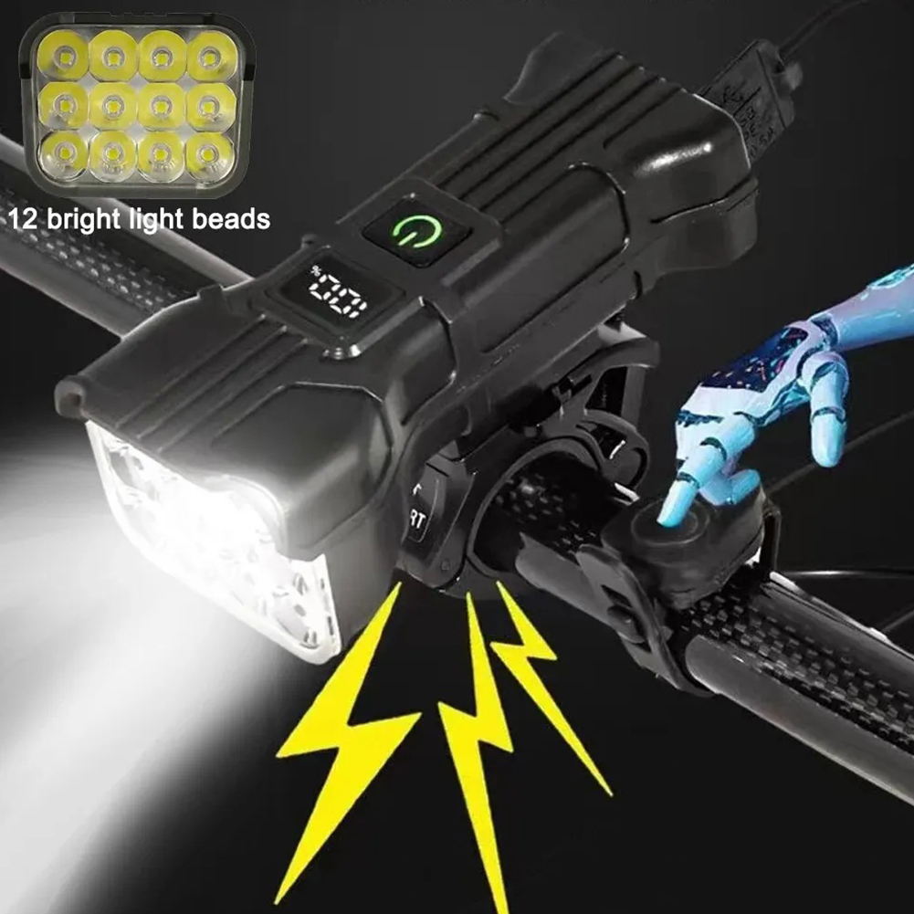 12 LED Bicycle Front Light Rec - Bike Dynamo Light recension och pris